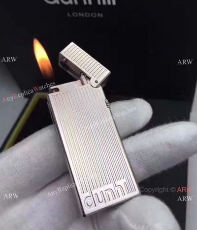 Super High AAA Replica Dunhill Lighter - Silver Logo Lighter